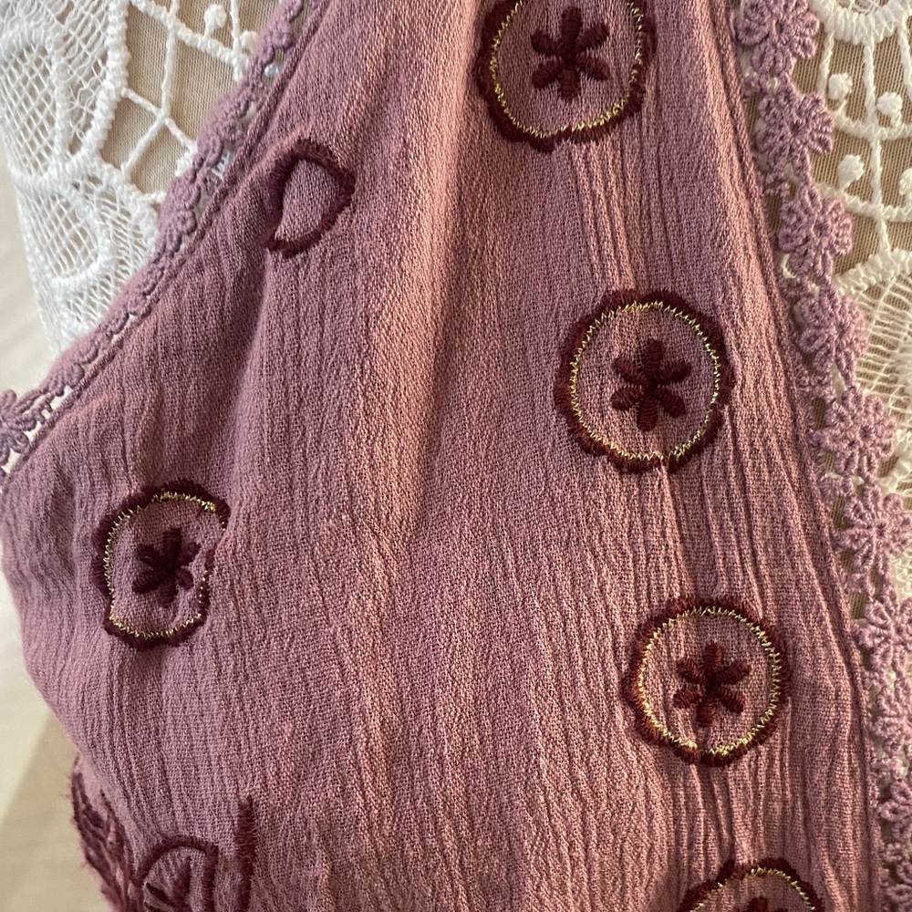 Wild Pearl Dusty Rose Halter Midi Dress - Picture 16 of 16